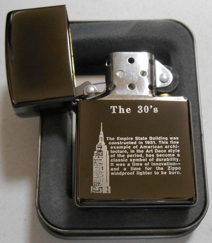 画像: The ３０’ｓ エンパイア・ステーツビル！ブラックアイス ２００１年 ZIPPO！新品 