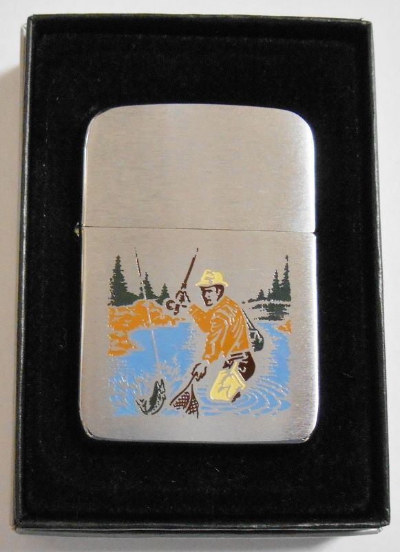 画像: ☆１９４１ スポーツシリーズ！釣り人 フィッシャーマン！復刻初年度 H-０１ ZIPPO！新品