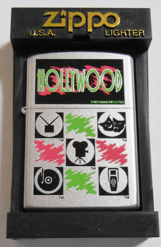 画像1: ☆映画のハリウッド！HOLLYWOOD デザイン ２０００年９月 USA ZIPPO！新品