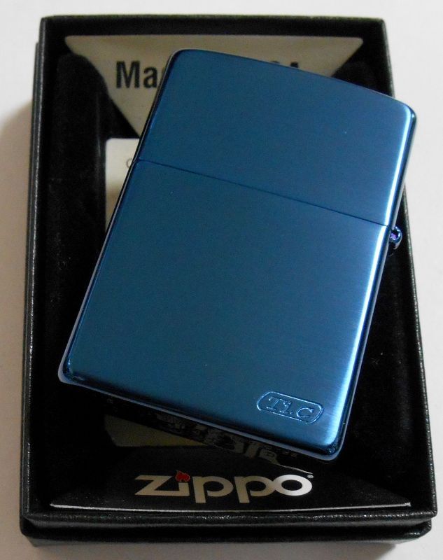 ☆迫力の・・龍！ブルーチタン加工＆レーザー彫刻 ２００４年３月 ZIPPO！新品 - ジッポーパーク Zippopark