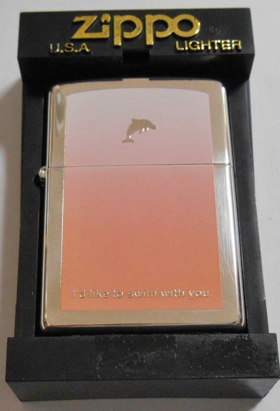 画像1: ☆イルカ！ＤＯＬＰＨＩＮ ピンク系 シルバー銀加工 ２０００年 ＺＩＰＰＯ！新品