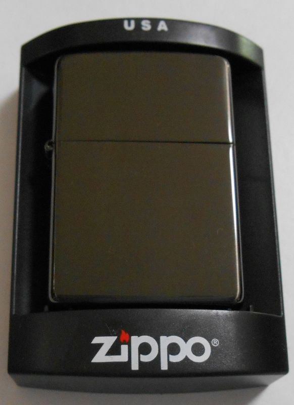 画像1: ★渋い・・BLACK！ブラック・サテン ２００４年６月 ZIPPO！新品