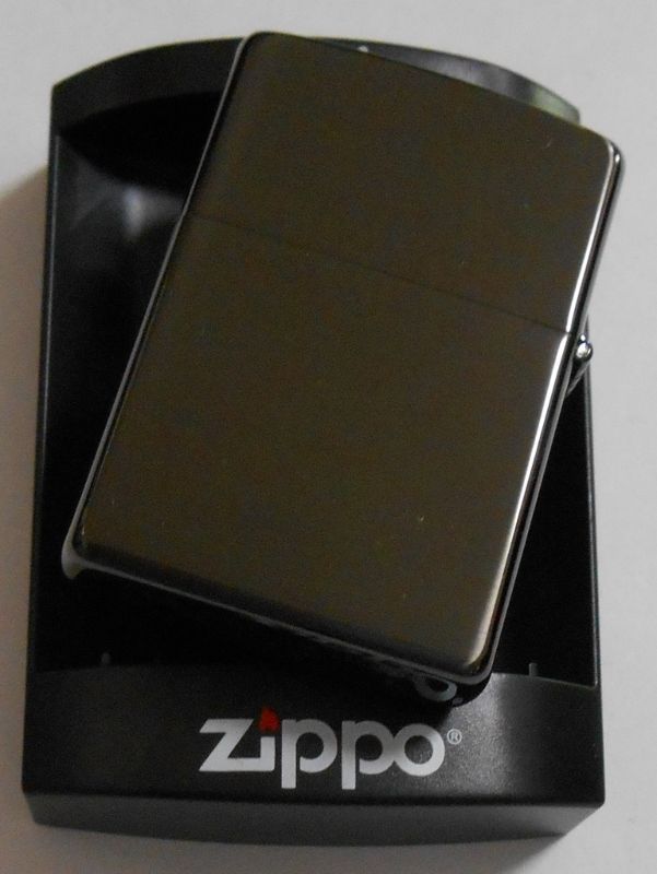 画像: ★渋い・・BLACK！ブラック・サテン ２００４年６月 ZIPPO！新品