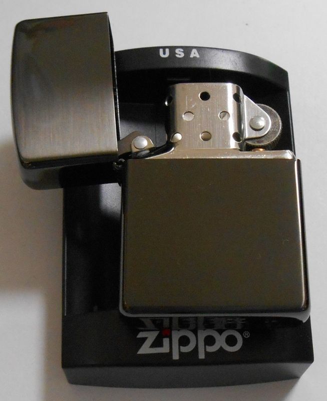 画像: ★渋い・・BLACK！ブラック・サテン ２００４年６月 ZIPPO！新品