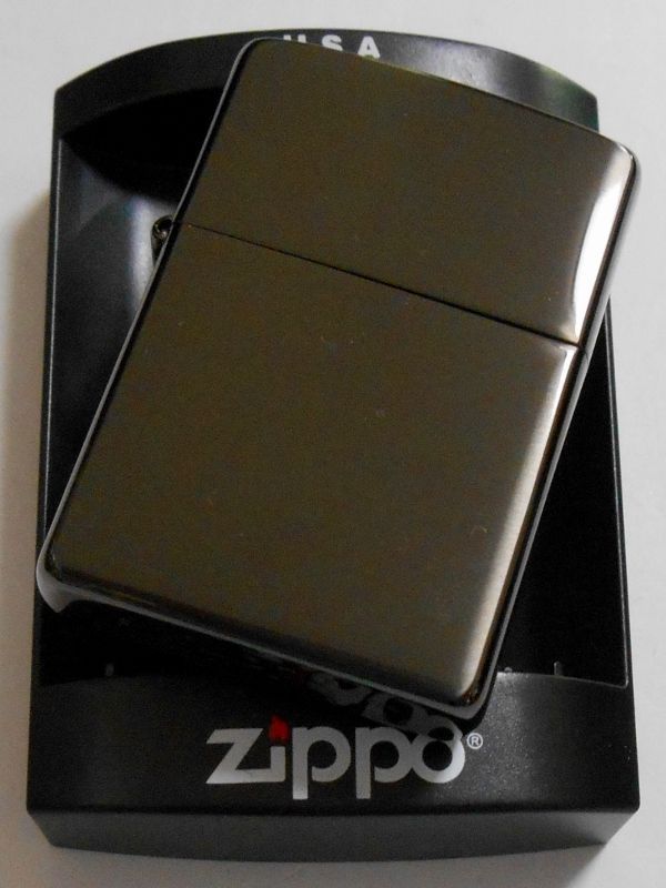 画像: ★渋い・・BLACK！ブラック・サテン ２００４年６月 ZIPPO！新品