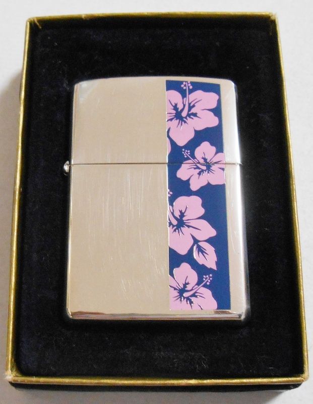 画像: ☆ハイビスカス！ハワイアン・トロピカル １９９８年１０月 銀加工 ZIPPO！未使用品