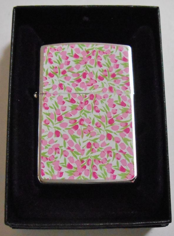 画像1: ☆１９９６年６月 お洒落な・・Flower 両面 花柄デザイン ZIPPO！新品