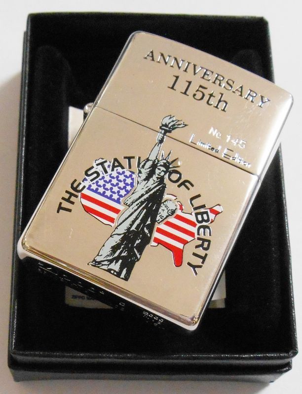 画像: ★自由の女神！１１５周年記念限定 ２０００年４月 銀加工 ZIPPO！未使用品