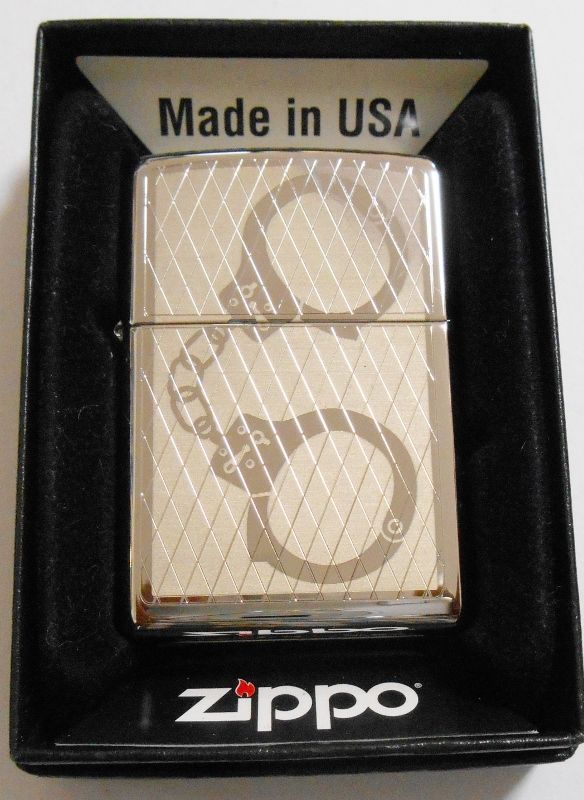 画像1: ☆USAヴァージョン！手錠 ハンドカフ・デザイン ２０１２年 ＃２５０ ZIPPO！新品