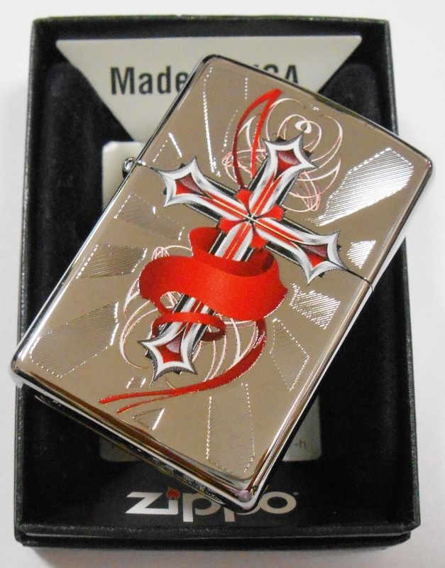 画像: ☆ CROSS お洒落な・・クロスデザイン USA ２０１５年 ＃２５０ USA ZIPPO！新品