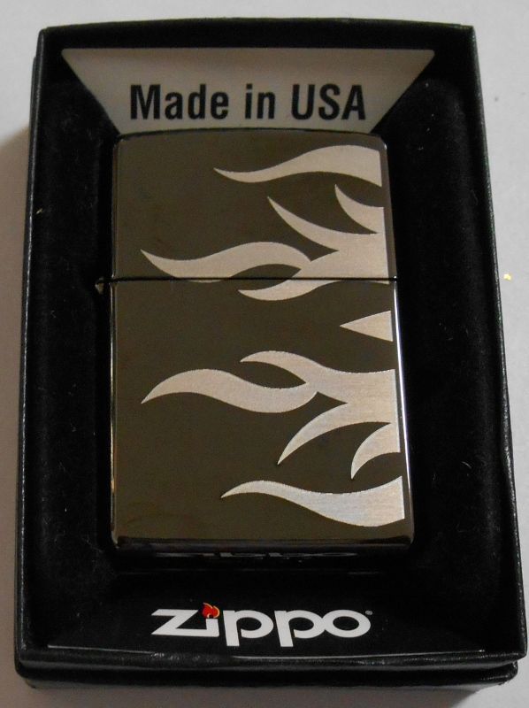 画像: ★TRABAL！人気の・・トライバル 両面デザイン USA 黒 EBONY ２０１０年 ZIPPO！新品