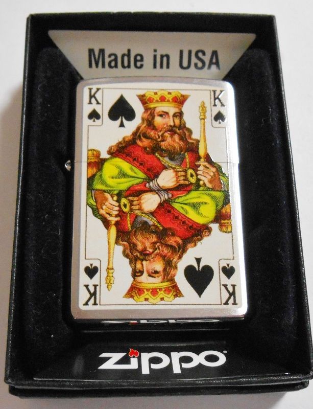 画像: ☆ トランプ KING！両面キング・デザインの違いを探そう・・！ USA ZIPPO 新品