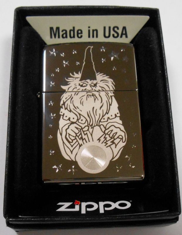 画像1: ☆ ZIPPO社 占いおじさん！２０１４年 ブラックアイス USA ZIPPO！新品