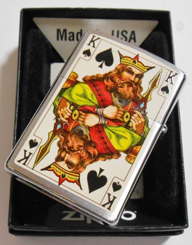 画像: ☆ トランプ KING！両面キング・デザインの違いを探そう・・！ USA ZIPPO 新品