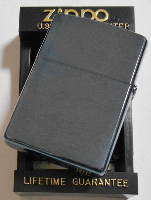 画像: ☆１９９６年１２月 ブルー・ブラッシュ ZIPPOロゴ入り ZIPPO！新品