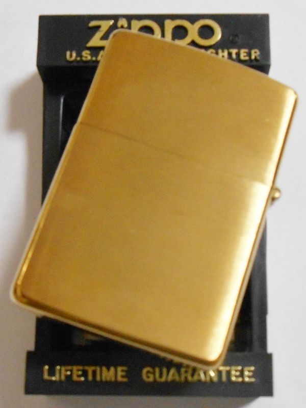 画像: ☆１９９７年５月 輝く・・＃２００G ブラッシュゴールド GOLD PLATED  ZIPPO！新品