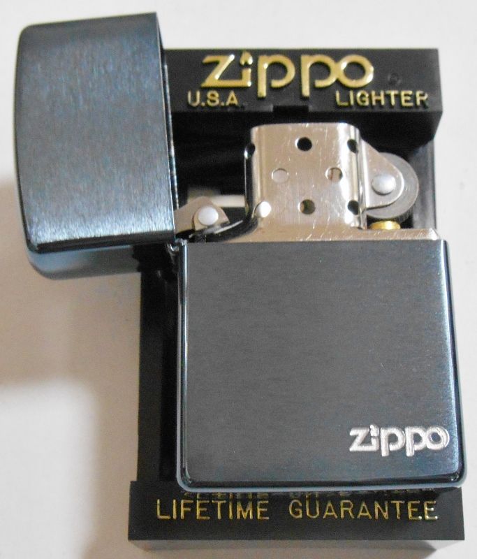 画像: ☆１９９６年１２月 ブルー・ブラッシュ ZIPPOロゴ入り ZIPPO！新品