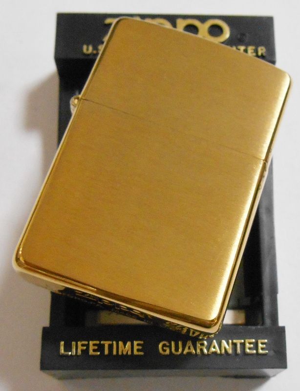 画像: ☆１９９７年５月 輝く・・＃２００G ブラッシュゴールド GOLD PLATED  ZIPPO！新品