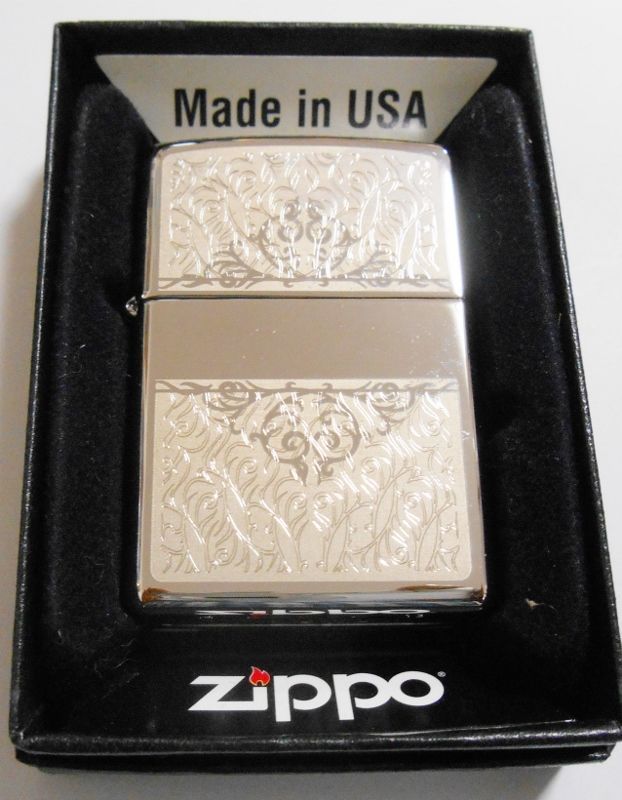 画像1: お洒落で繊細な・・彫刻デザイン！USA ２０１３年 ＃２５０ ZIPPO！新品