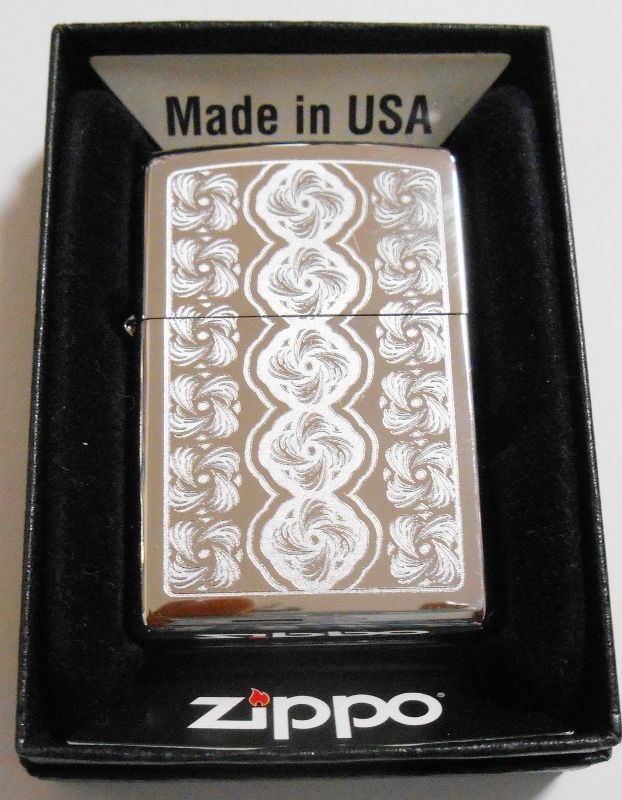 画像1: お洒落で繊細な・・彫刻デザイン！USA ２０１４年 ＃２５０ ZIPPO！新品