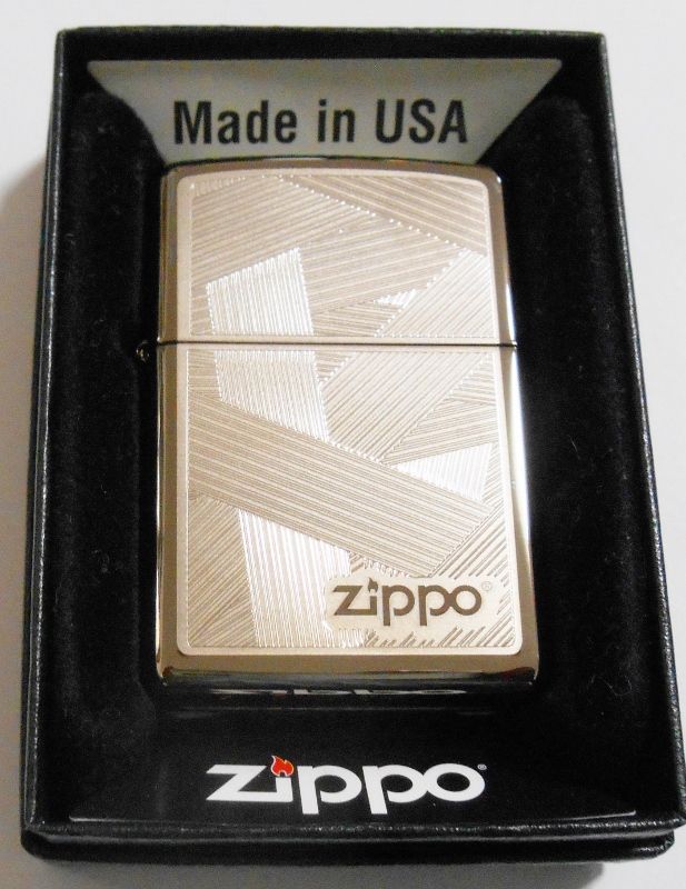 画像: お洒落で繊細な・・彫刻デザイン！USA ２０１０年 ブラックアイス ZIPPO！新品
