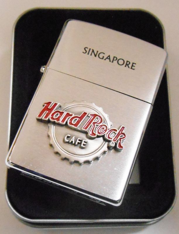 画像: ☆ ハードロックカフェ！HRC SINGAPORE メタルワークス ２０００年 ＃２００  ZIPPO！新品