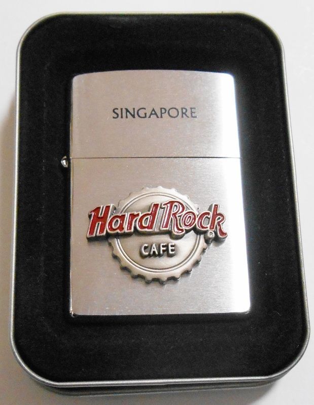 ☆ ハードロックカフェ！HRC SINGAPORE メタルワークス ２０００年 ＃２００ ZIPPO！新品 - ジッポーパーク Zippopark