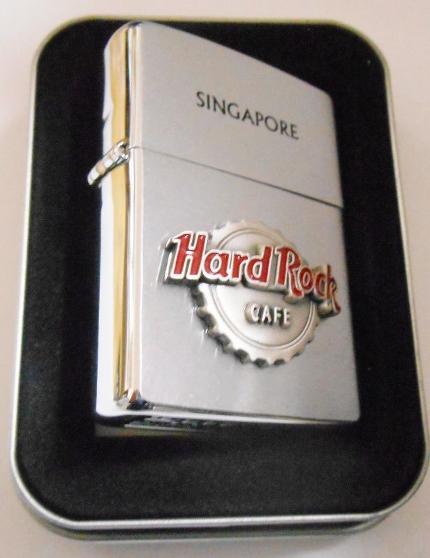 画像: ☆ ハードロックカフェ！HRC SINGAPORE メタルワークス ２０００年 ＃２００  ZIPPO！新品