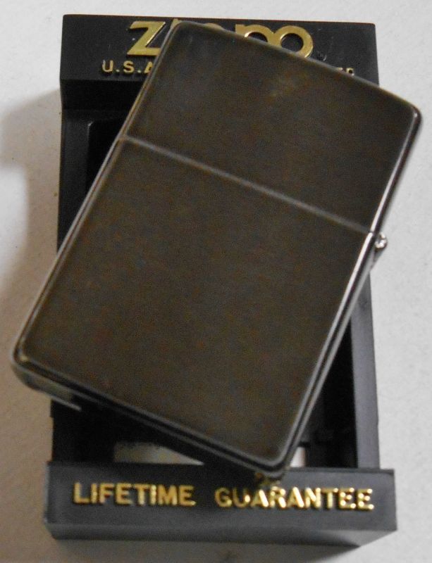 画像: ★１９９５年１月（A)製 廃番カラー 黒系 ★ミッドナイトクローム ZIPPO！新品