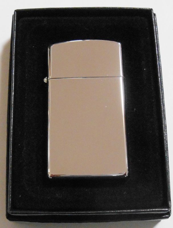 画像1: ☆１９９５年２月（B)製 ズリム ハイポリッシュ鏡面 SLIM  ZIPPO！未使用品