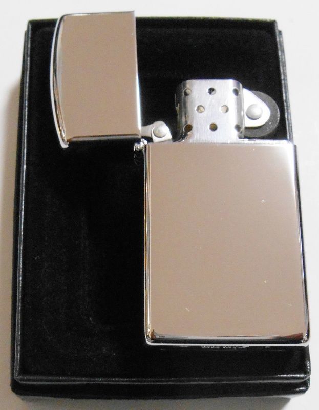 画像: ☆１９９５年２月（B)製 ズリム ハイポリッシュ鏡面 SLIM  ZIPPO！未使用品