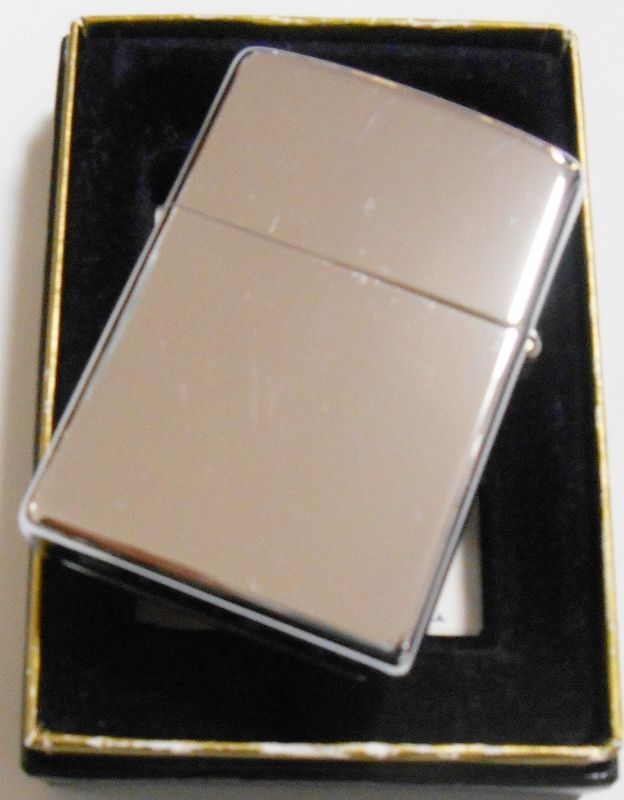 画像: ☆１９９６年６月製 お洒落な・・木目調プレート 銀加工 ZIPPO！未使用品