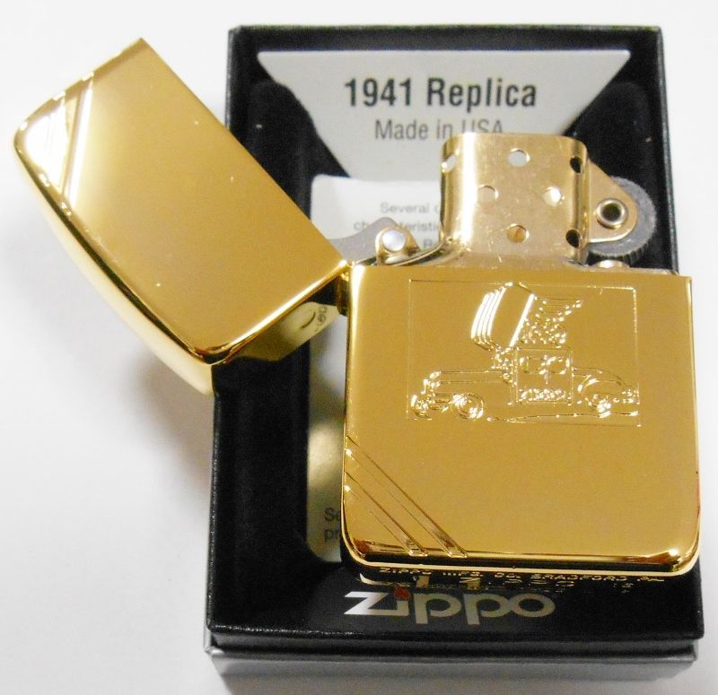 画像: ☆１９４１ ジッポーカー ZippoCar！輝く・・ゴールドプレート  ２０１６年 ＺＩＰＰＯ！新品