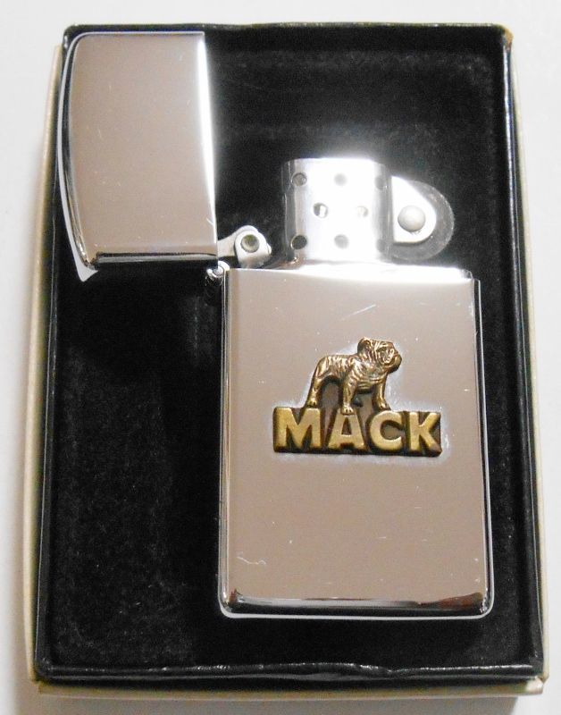 画像: ☆１９８１年 MACK TRUCKS！マック・トラックス VINTAGE SLIM ZIPPO！未使用品