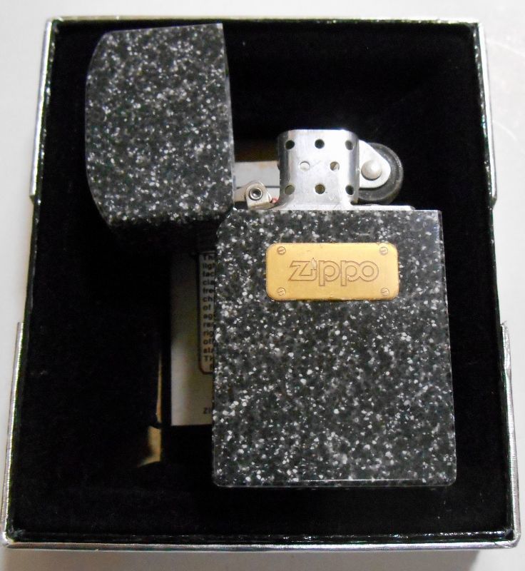 画像: ☆スリム STONE！１９９０年代 ストーン巻き（練り石）SLIM  ZIPPO！未使用品