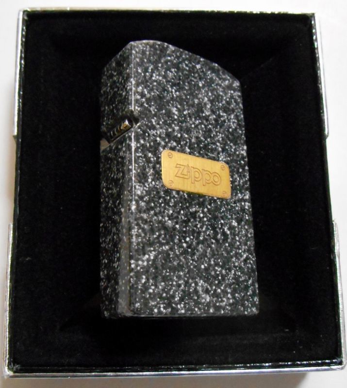 画像: ☆スリム STONE！１９９０年代 ストーン巻き（練り石）SLIM  ZIPPO！未使用品