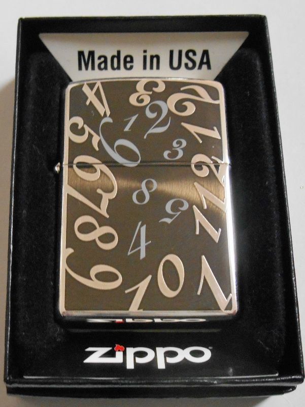 ☆豪華！両面 ダイアル数字 Dial ブラック＆スピン ２００５年 ZIPPO