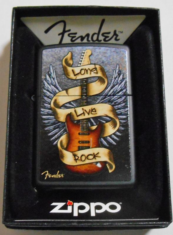 画像: Fender USA！フェンダー Long Live Rock ２０１７年 ブラック ZIPPO！新品