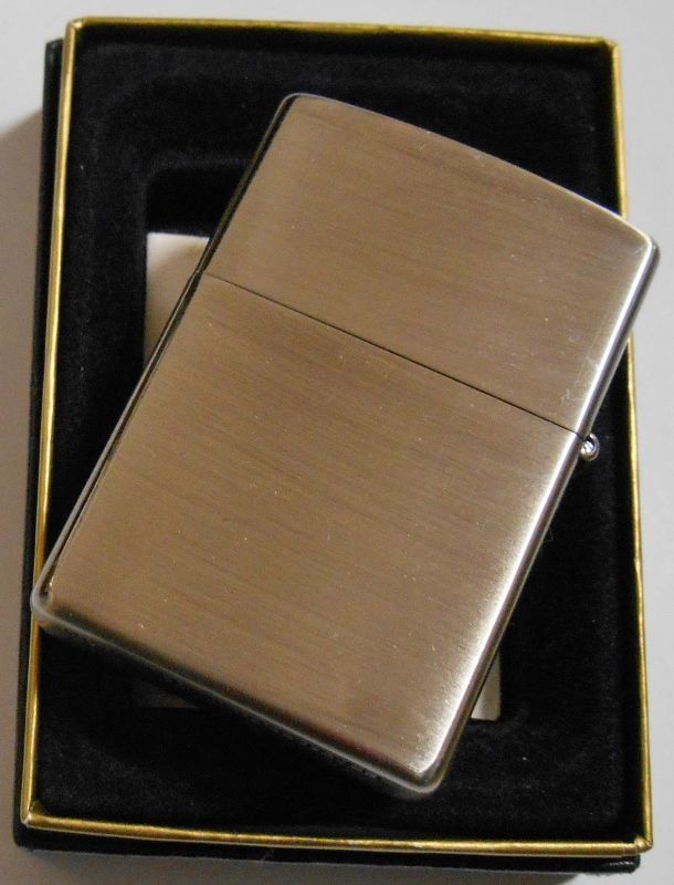 画像: ★１９９８年１月 ジッポーオールドＢＯＸ柄 渋い・・二ッケル古美 ZIPPO！新品