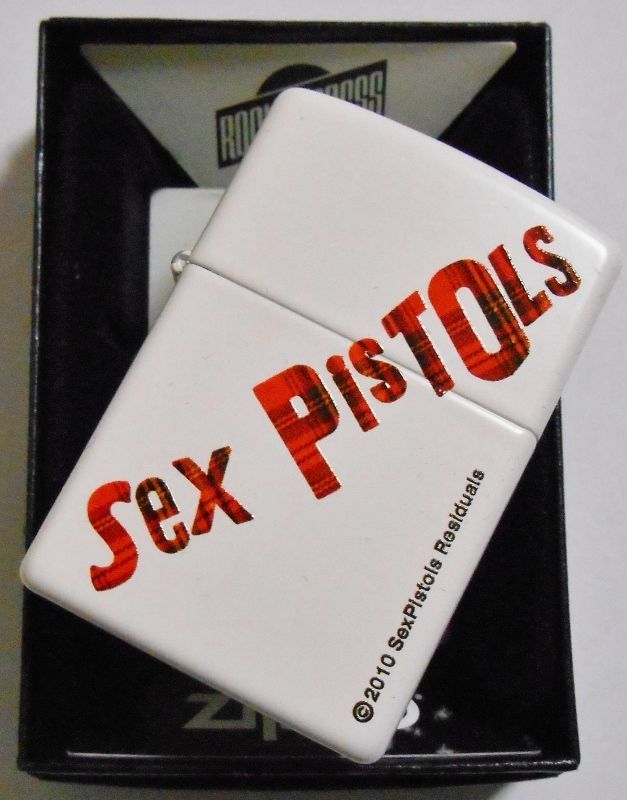 画像: ☆セックス・ピストルズ！SEX PISTOLS ホワイト  ２０１０年 USA ZIPPO！新品