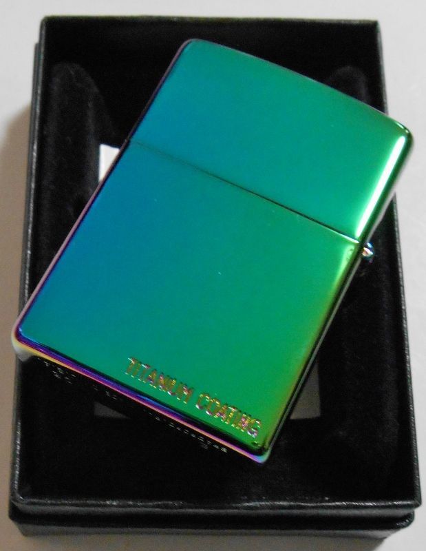 画像: ☆龍！和柄 TITANIUM COATING！レーザー彫刻 ２００３年 ZIPPO！新品