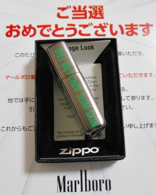 画像: ☆マールボロ！Marlboro ｘ DIET BUTCHER SLIM SKIN コラボ １９３７ ２０１６年 ＺIPPO！新品C