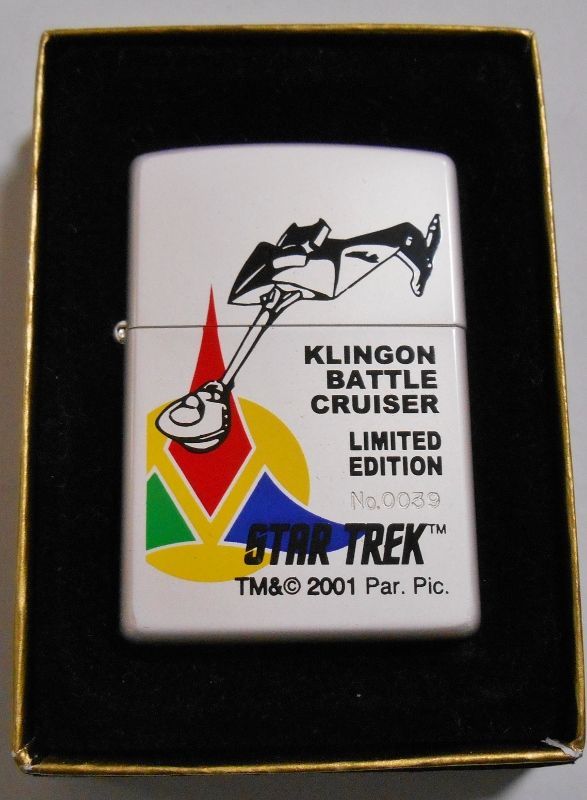 画像: ☆ STAR TREK！スター・トレック ★KILINGON BATTLE ２００１年７月 限定３９番 ZIPPO！未使用品