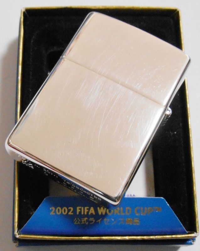 画像: ☆２００２年 FIFA WORLD CUP 日韓大会 KOREA JAPAN 銀加工 ZIPPO！新品B