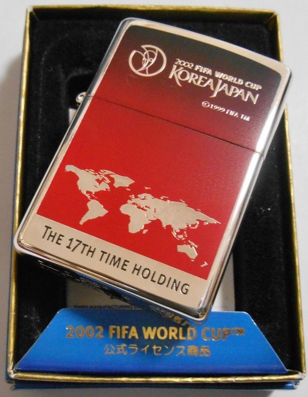 画像: ☆２００２年 FIFA WORLD CUP 日韓大会 KOREA JAPAN 銀加工 ZIPPO！新品B