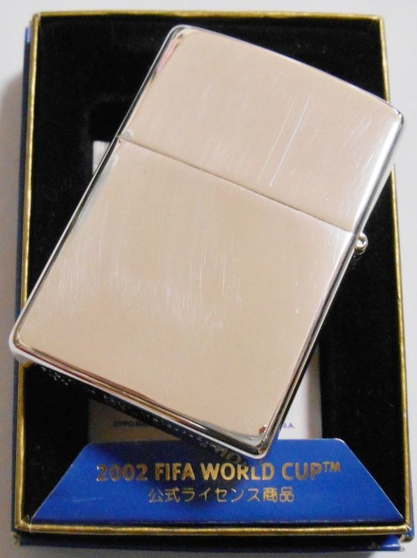 画像: ☆２００２年 FIFA WORLD CUP 日韓大会 KOREA JAPAN 銀加工 ZIPPO！新品A