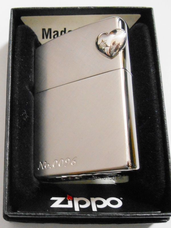 豪華！シルバー９２５ ハート型オーナメント！２０００年 銀加工 ZIPPO