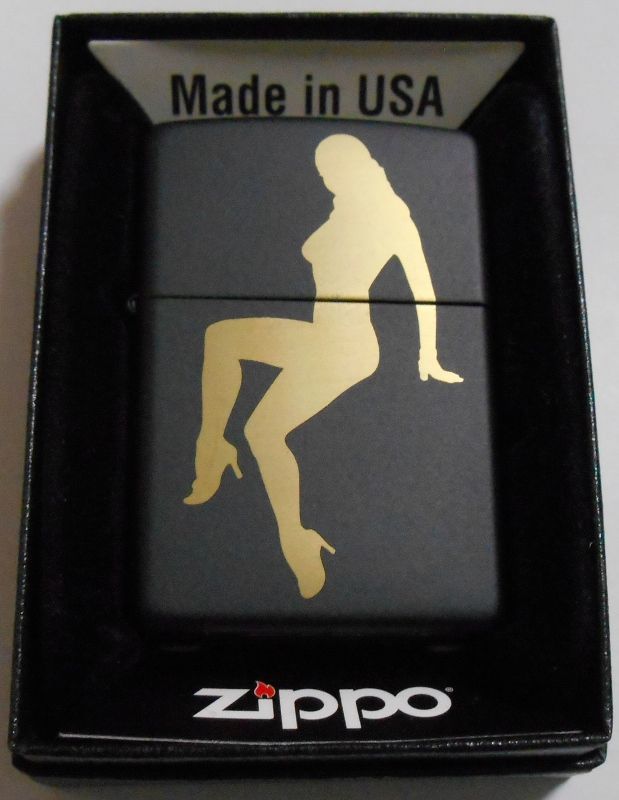 画像1: ★セクシーガール！シルエット ２０１５年 ＵＳＡ ＢＬＡＣＫ ＺＩＰＰＯ！新品