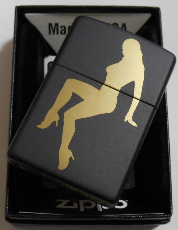 画像: ★セクシーガール！シルエット ２０１５年 ＵＳＡ ＢＬＡＣＫ ＺＩＰＰＯ！新品