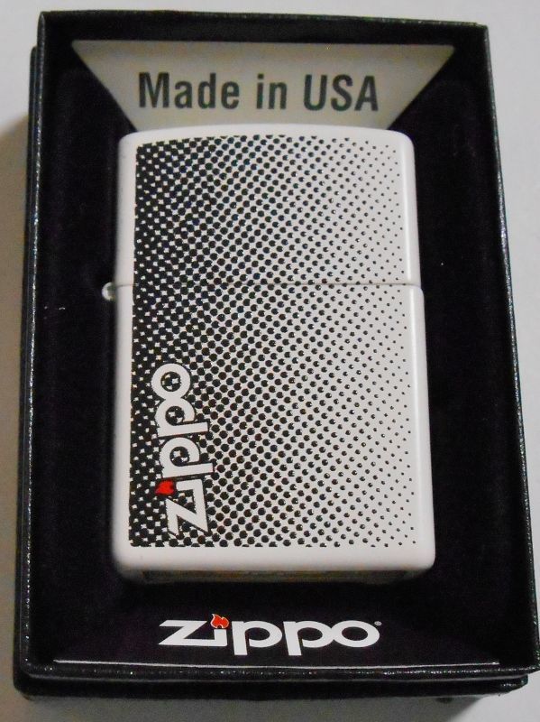 画像1: ☆ZIPPOロゴマーク ２０１８年USA NEWモデル ホワイト ZIPPO！新品